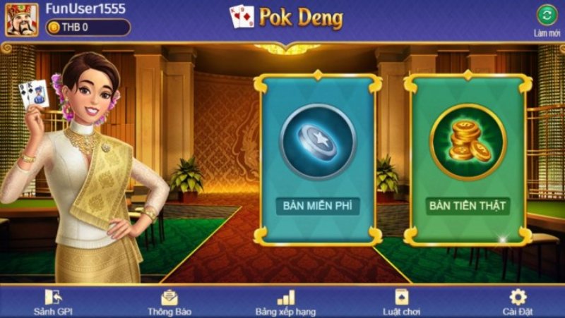 Giới thiệu về tựa game Pok Deng