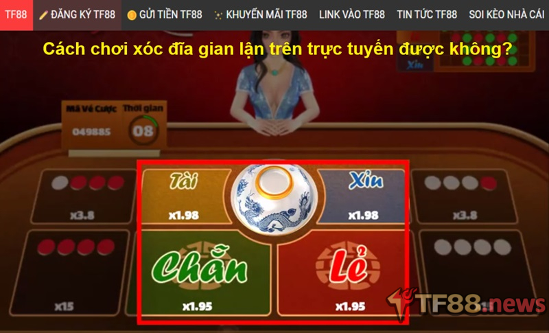 Cách chơi xóc đĩa gian lận trên trực tuyến được không?